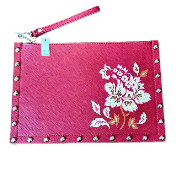 White House Black Market studded clutch NWT - Picture 2 of 11